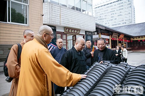 佛教-西方寺住持宽运大和尚一行参访上海玉佛禅寺