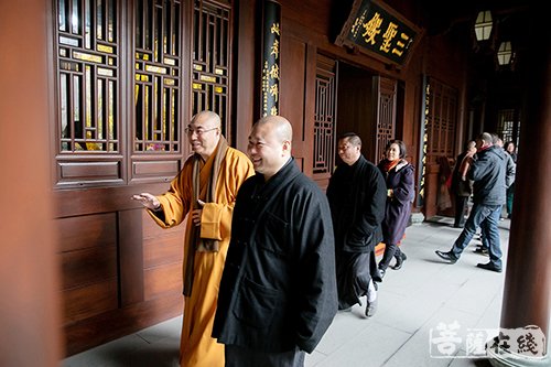 佛教-西方寺住持宽运大和尚一行参访上海玉佛禅寺