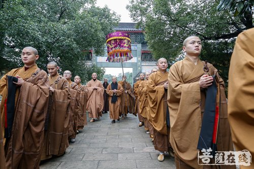 法华寺-中佛协咨议委员会副主席界诠法师参访法华寺 印可法师热情接待