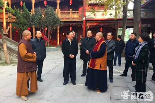 孙永波-黑龙江省人大常委会副主任孙永波一行参访合肥明教寺