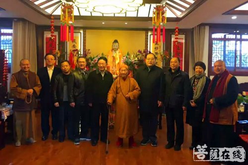 孙永波-黑龙江省人大常委会副主任孙永波一行参访合肥明教寺