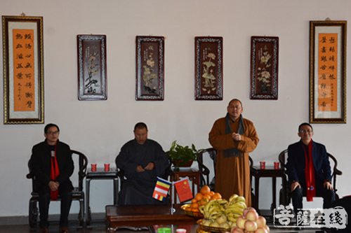 禅宗-吴言生率团参访司空山二祖寺 共话禅宗智慧