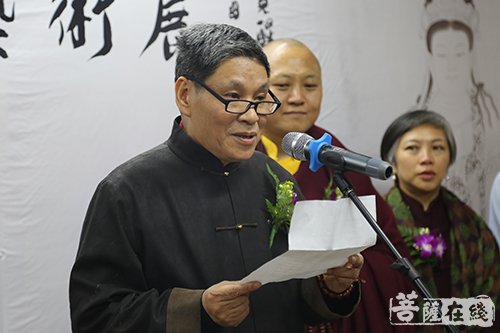 文化-走进丹青见般若 “《菩提般若》——张瑞根艺术展”在上海觉群书画院拉开帷幕