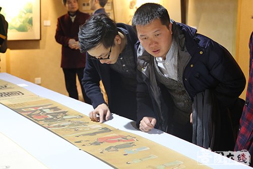 文化-走进丹青见般若 “《菩提般若》——张瑞根艺术展”在上海觉群书画院拉开帷幕