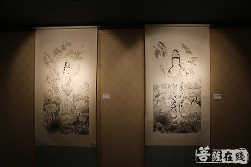 文化-走进丹青见般若 “《菩提般若》——张瑞根艺术展”在上海觉群书画院拉开帷幕