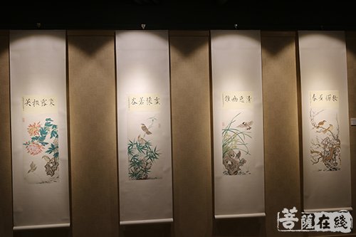 文化-走进丹青见般若 “《菩提般若》——张瑞根艺术展”在上海觉群书画院拉开帷幕