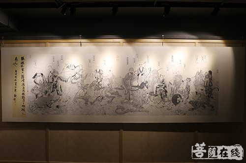 文化-走进丹青见般若 “《菩提般若》——张瑞根艺术展”在上海觉群书画院拉开帷幕