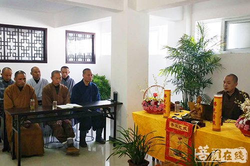 佛教-桐城市药王寺举办首届《三论研修班》 妙吉法师担任主讲