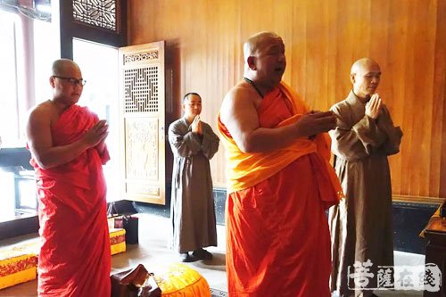 佛教-中国佛教协会副会长帕松列龙庄勐参访六榕寺