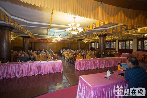 佛教-普陀山佛教协会召开全山执事学习会 学习领会党的十九大精神