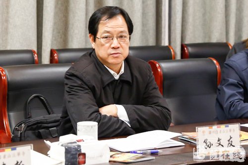 法华寺-浙江省政协副主席孙文友一行赴法华寺调研指导