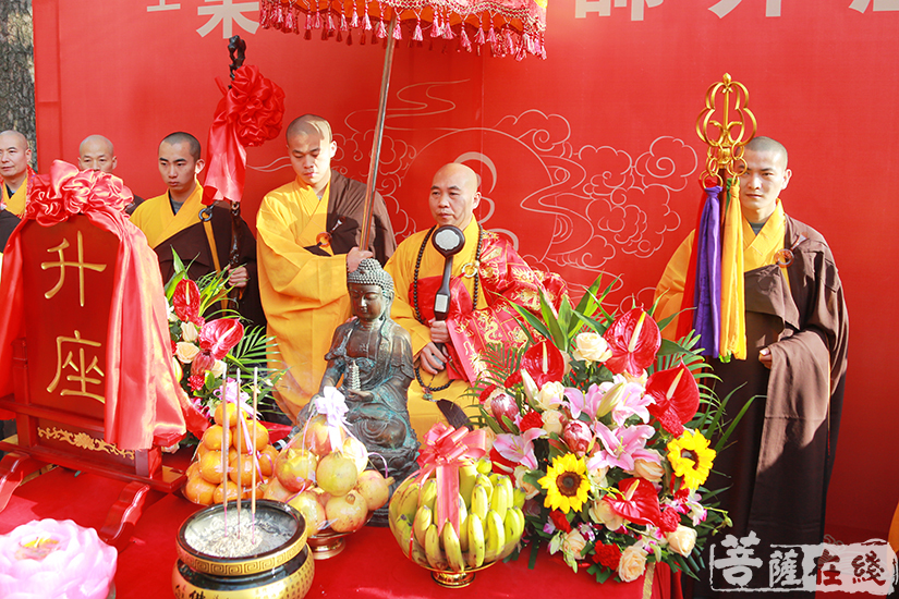【高清图集】莲花佛国盛会 果卓法师荣膺九华山上禅堂方丈