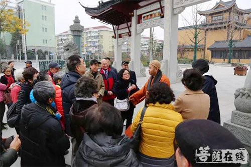 宁国-上海徐汇区政协之友社副理事长一行参访宁国禅寺