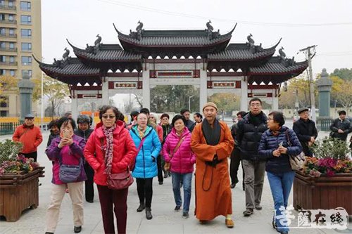 宁国-上海徐汇区政协之友社副理事长一行参访宁国禅寺