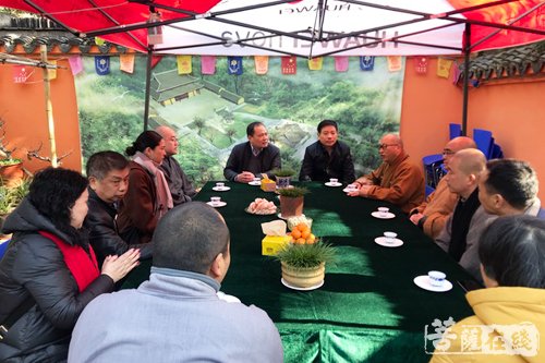 清凉寺-江苏省镇江市民宗局夏和生局长一行参访清凉寺