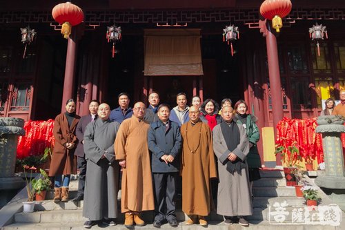 清凉寺-江苏省镇江市民宗局夏和生局长一行参访清凉寺
