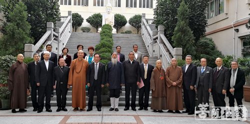 佛教-全国政协民族和宗教委员会代表团参访香港观宗寺