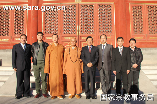 佛教-蒋坚永副局长会见新加坡佛学院院长广声法师