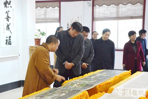 南海禅寺-驻马店市政协主席陈锋赴汝南南海禅寺进行实地调研
