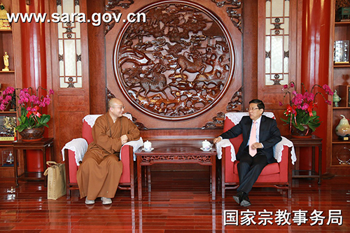佛教-蒋坚永副局长会见香港佛教联合会执行副会长宏明法师