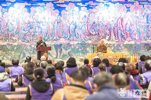 佛教-香港佛教联合会执行副主席宏明法师率团参访七塔禅寺