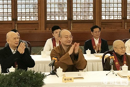 佛教-香港佛教联合会执行副主席宏明法师率团参访七塔禅寺
