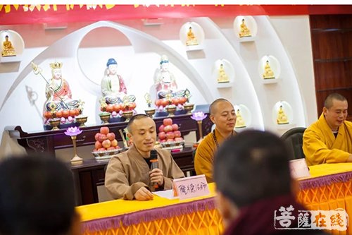 佛教-新会大圣寺组织全寺僧众和信众学习《宗教界积极参与反邪教工作倡议书》