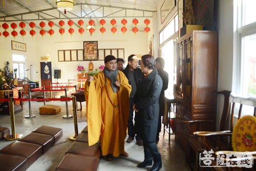 孙丽芳-安徽省宗教局局长孙丽芳赴宣城小九华普渡禅寺开展调研