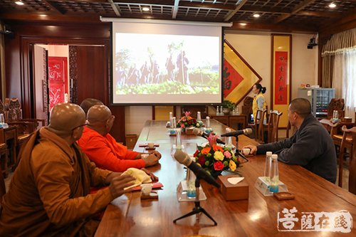 佛教-斯里兰卡金刚智长老一行参访珠海普陀寺