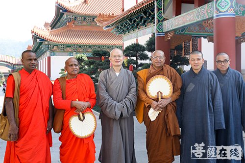 佛教-斯里兰卡金刚智长老一行参访珠海普陀寺
