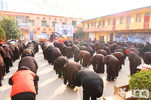 菏泽-慎终追远 缅怀祖德 山东菏泽三学净苑冬至祭祖暨三时系念法会圆满