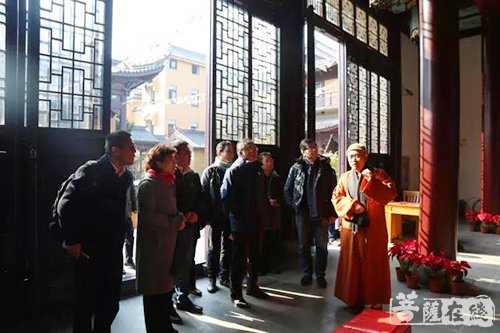 宁国-上海市政协民族和宗教委员会主任一行赴宁国禅寺参访交流