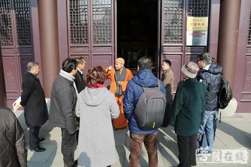 宁国-上海市政协民族和宗教委员会主任一行赴宁国禅寺参访交流