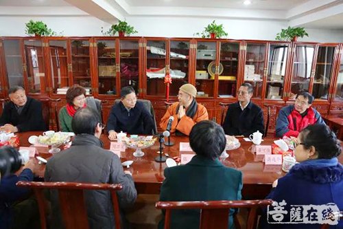 宁国-上海市政协民族和宗教委员会主任一行赴宁国禅寺参访交流