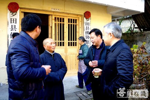 佛教-湖北省委统战部民宗委领导参访罗田佛教福利院