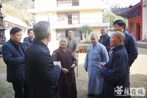 佛教-湖北省委统战部民宗委领导参访罗田佛教福利院