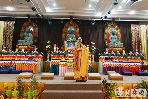 佛教-迎新年祈祷世界和平暨法禅上人弘法南洋纪念法会于印尼棉兰佛教城举行