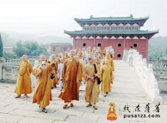 峨眉山佛教协会参访团到江西庐山东林寺参礼访问