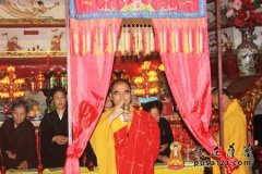 上海寿安寺举行地藏法会供天仪式