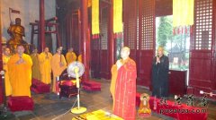 扬州大明寺在观音成道日举行普佛法会