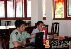 上海寿安寺邀请崇明县消防队举行消防知识讲座