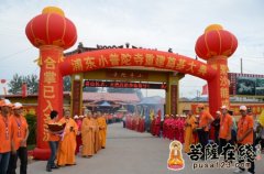 上海市浦东小普陀寺隆重举行重建奠基仪式